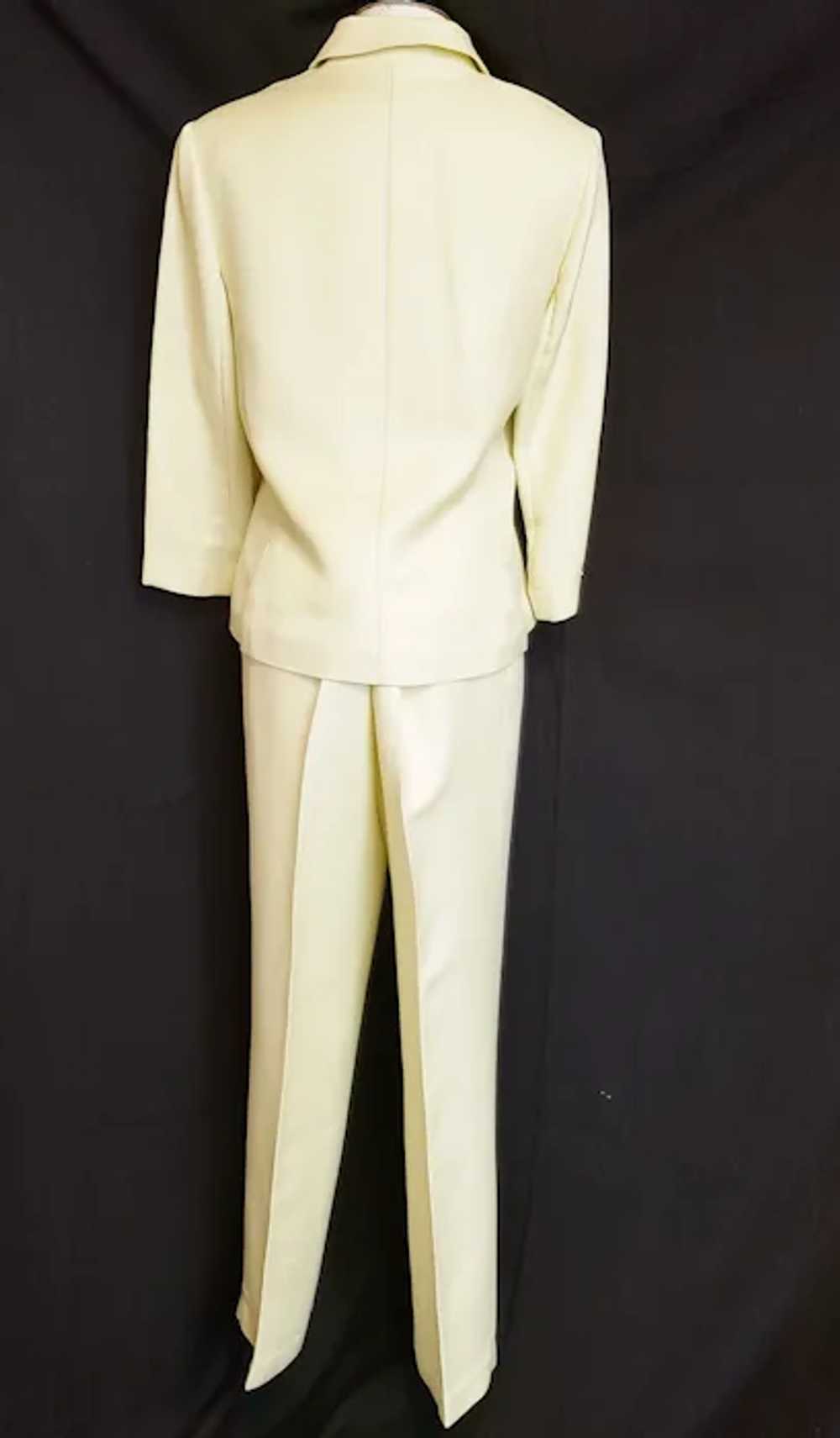 Linen Lime-Light Emma James Pant Suit - Mid-Centu… - image 10