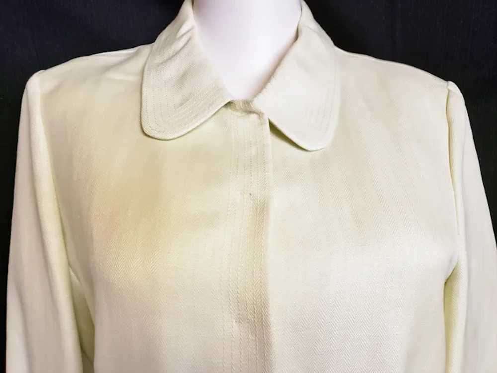 Linen Lime-Light Emma James Pant Suit - Mid-Centu… - image 5