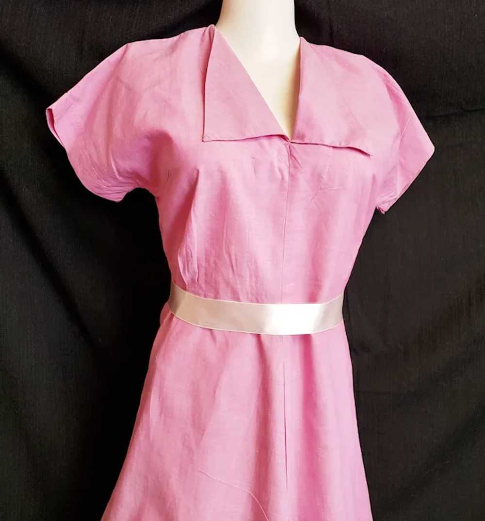 Luscious Raspberry Pink DAY DRESS - image 10