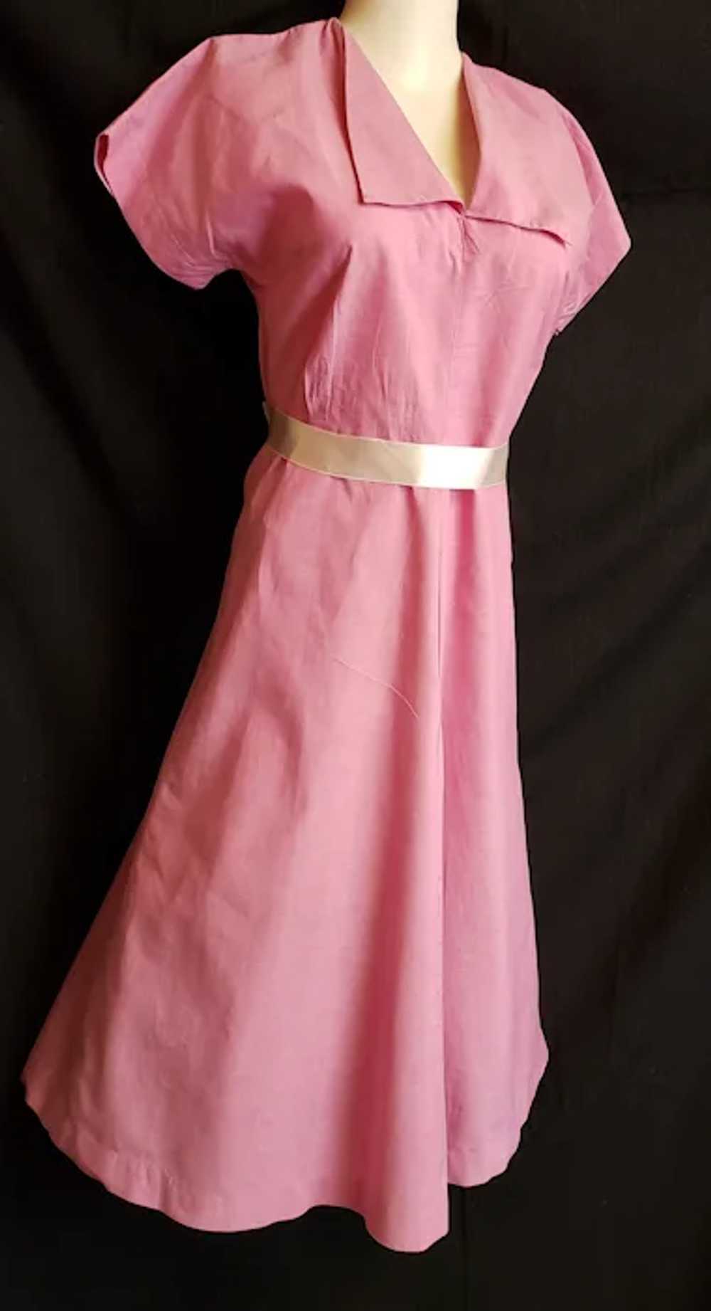 Luscious Raspberry Pink DAY DRESS - image 12