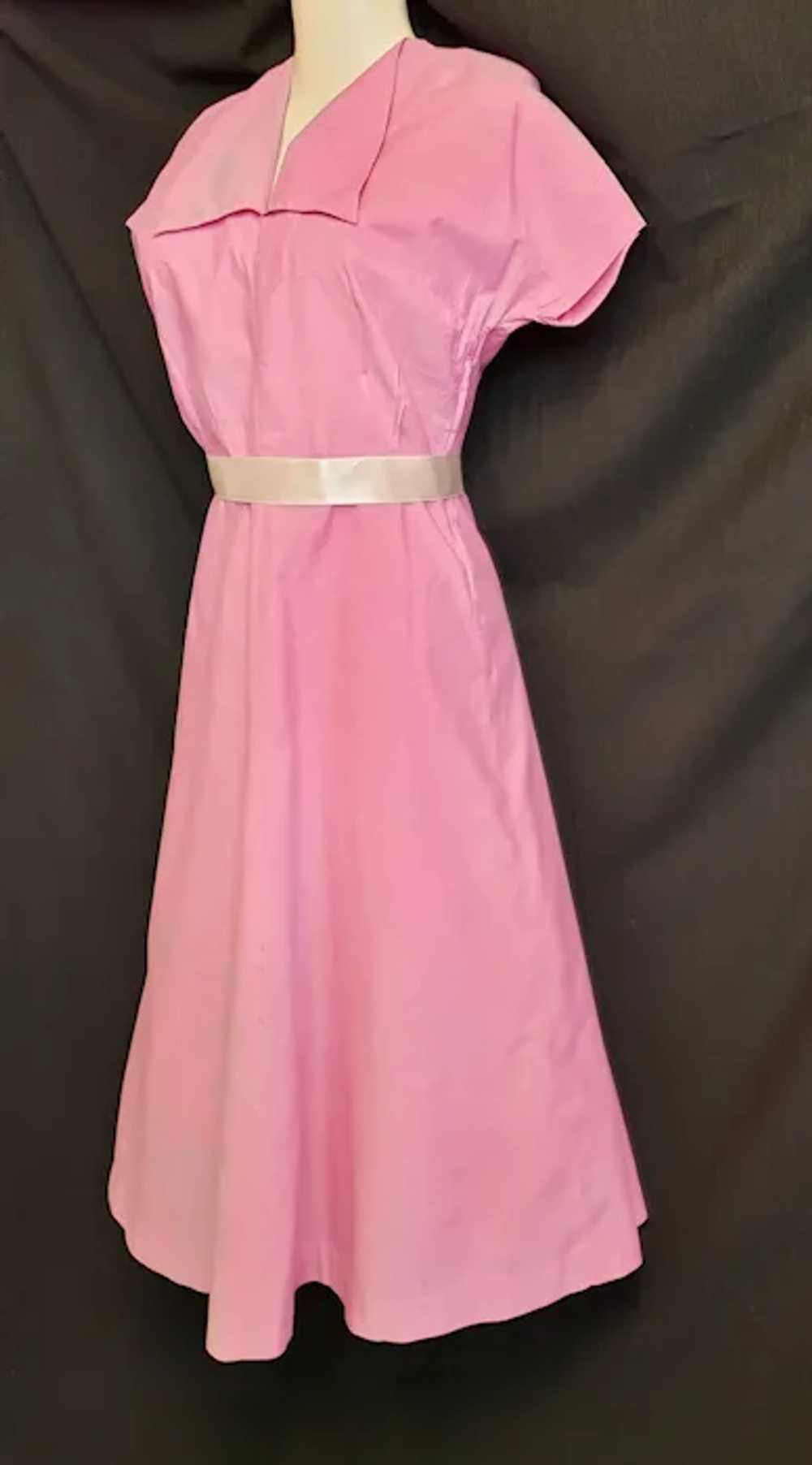 Luscious Raspberry Pink DAY DRESS - image 2