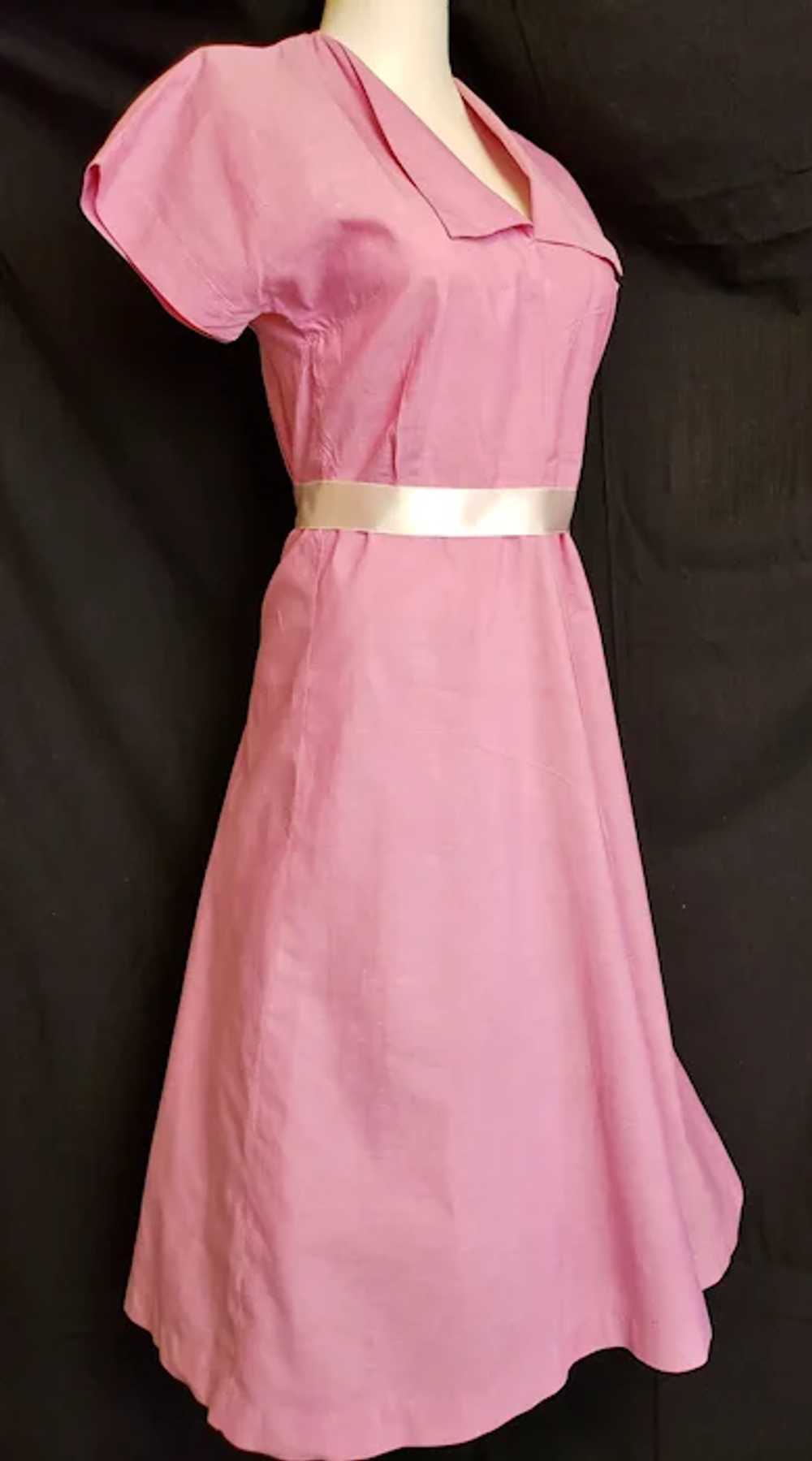 Luscious Raspberry Pink DAY DRESS - image 5