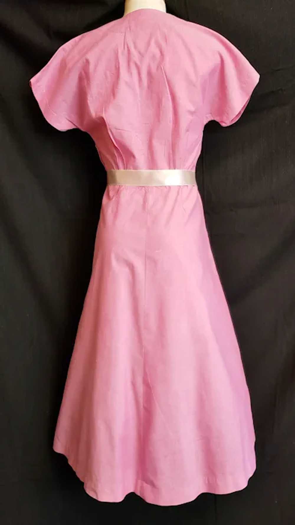 Luscious Raspberry Pink DAY DRESS - image 6