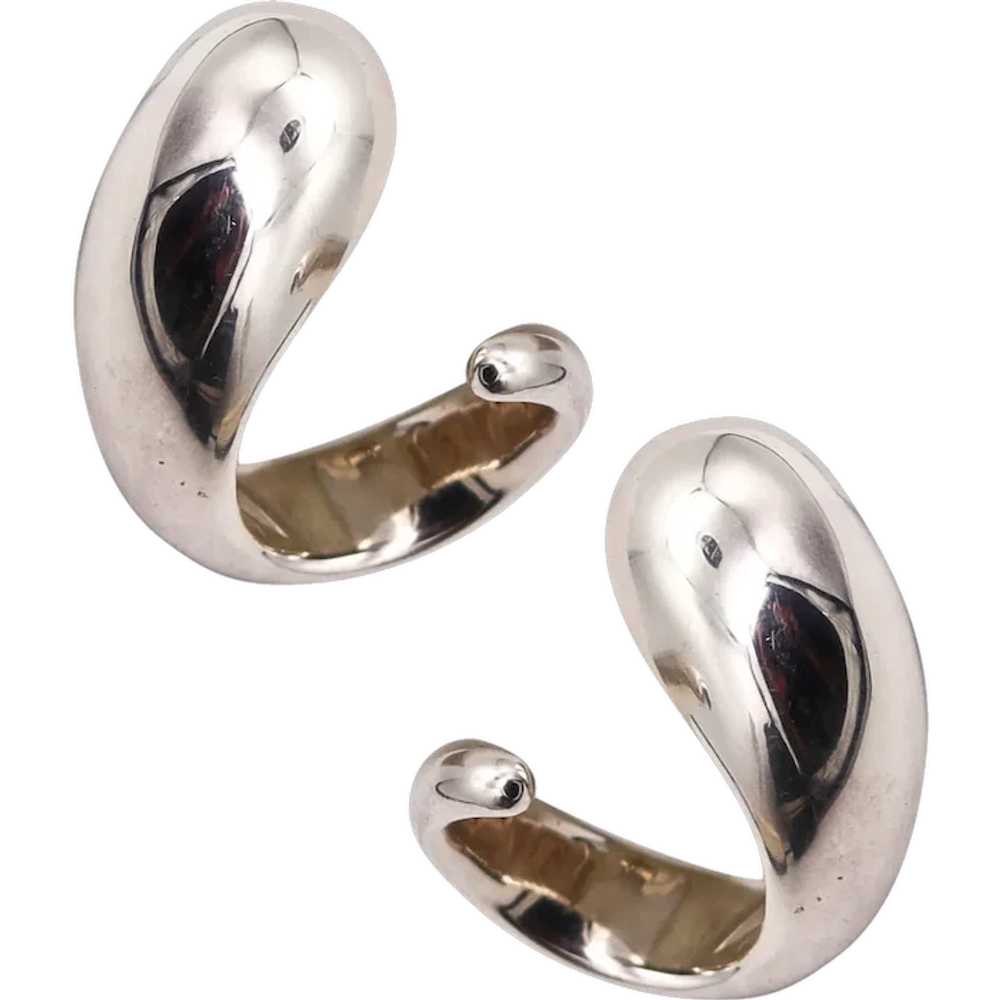 Monica Coscioni Modernist Twisted Sculptural Earr… - image 1