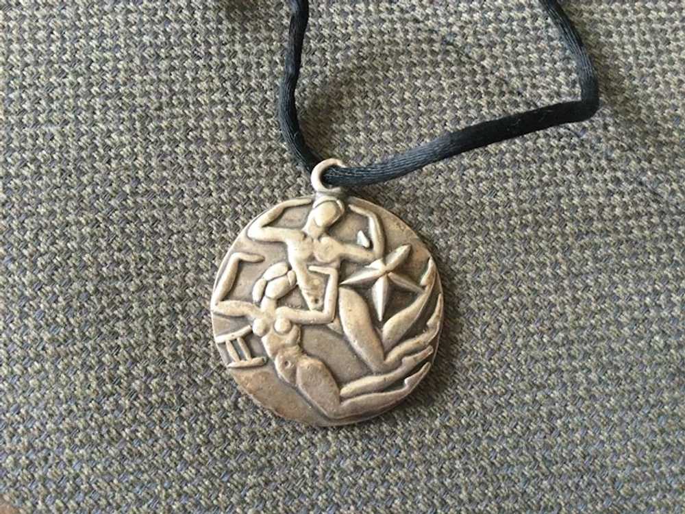 Margot de Taxco Sterling Silver Zodiac Charm Gemi… - image 2