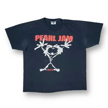 Vintage 90s Essential Pearl Jam Alive Grunge Band T-Shirt – Agent