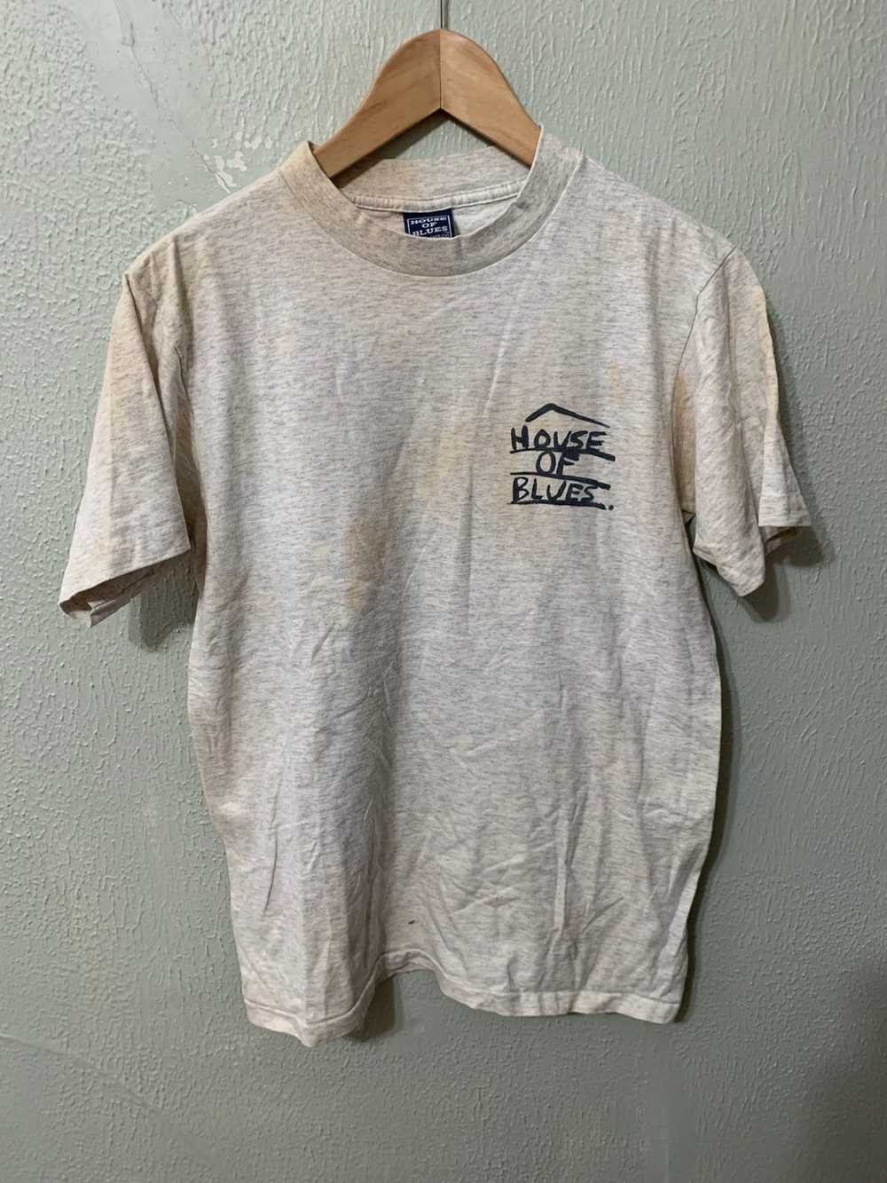 Vintage Vintage House of Blues Grey Stained Tee - image 1