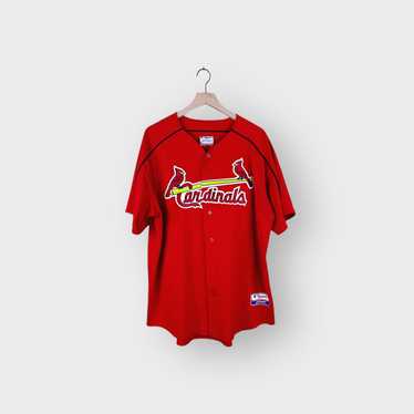 St Louis Cardinals Jacket Men XL Adult Red Majestic Pullover MLB Baseball  New