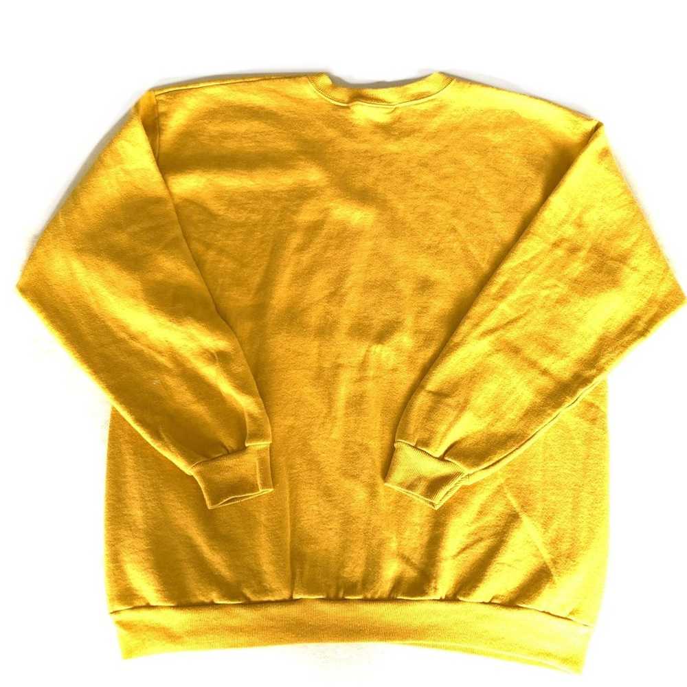 Lee × Vintage Vintage Lee yellow sweatshirt big e… - image 2