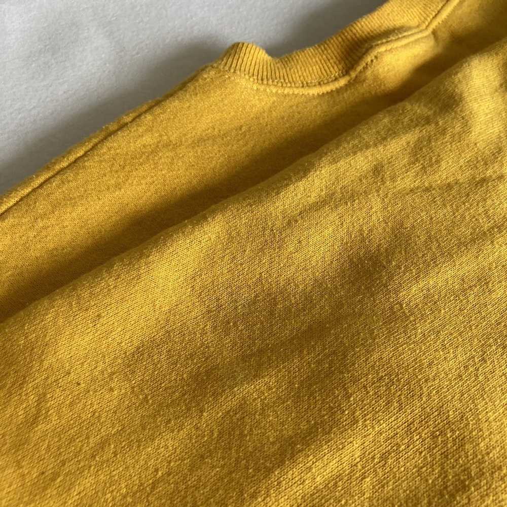 Lee × Vintage Vintage Lee yellow sweatshirt big e… - image 7