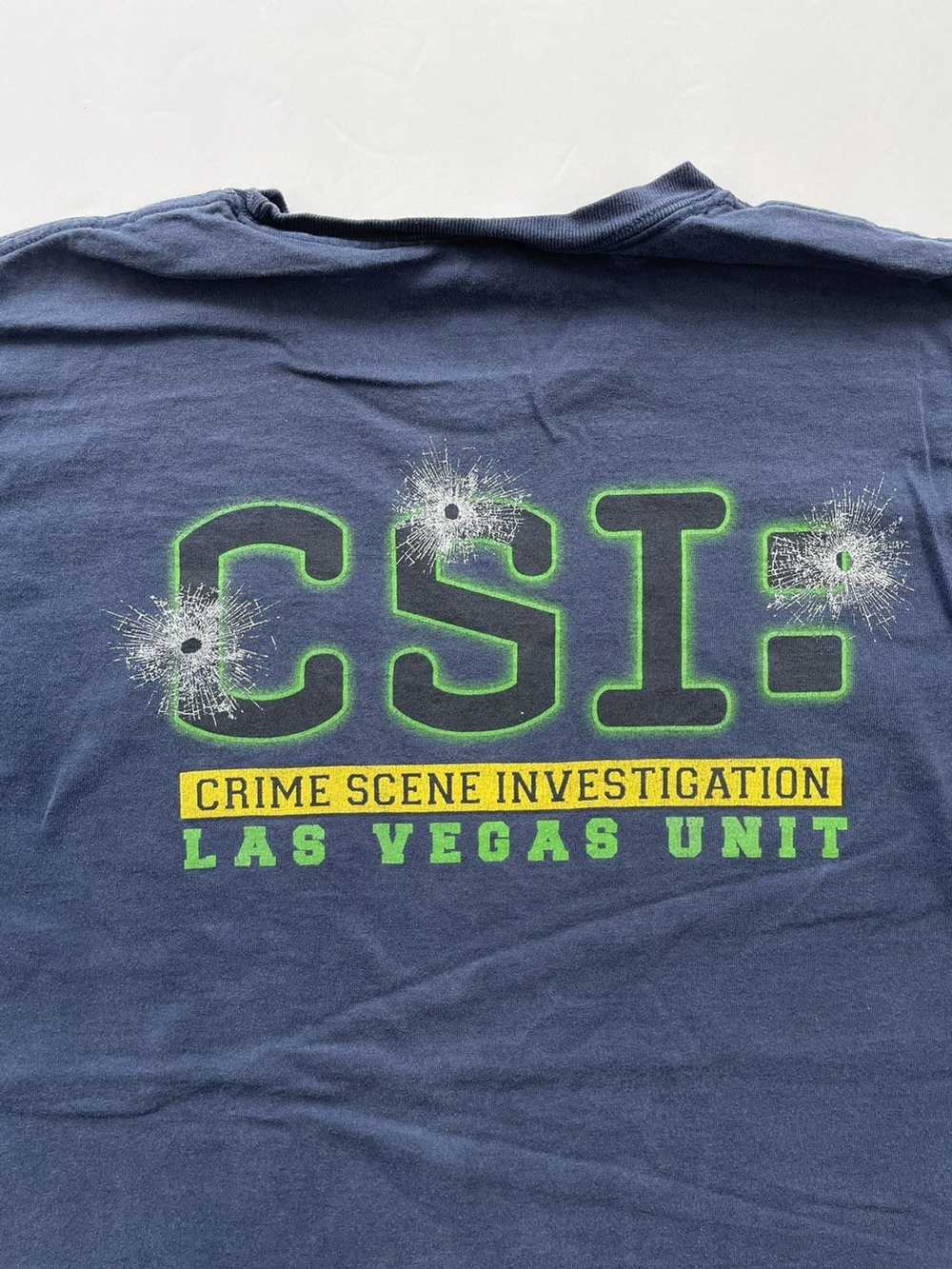 Hanes × Movie × Vintage Vintage CSI Las Vegas TV … - image 3