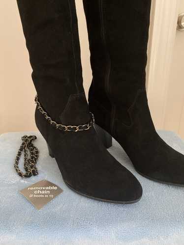 Streetwear Connie Cecelia Suede Boots Black, size 