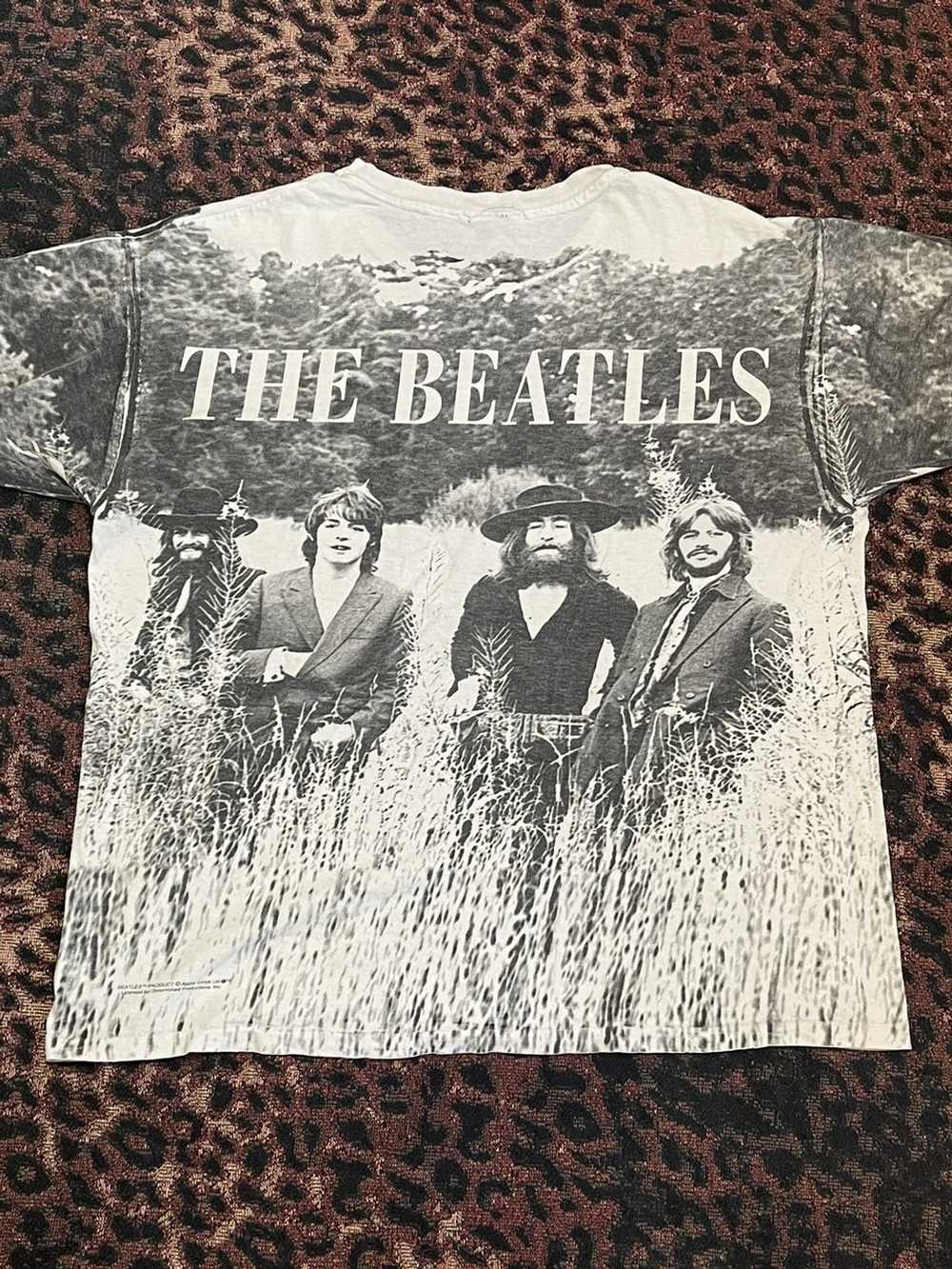 Band Tees × Rock Tees × Vintage Vintage Beatles A… - image 3