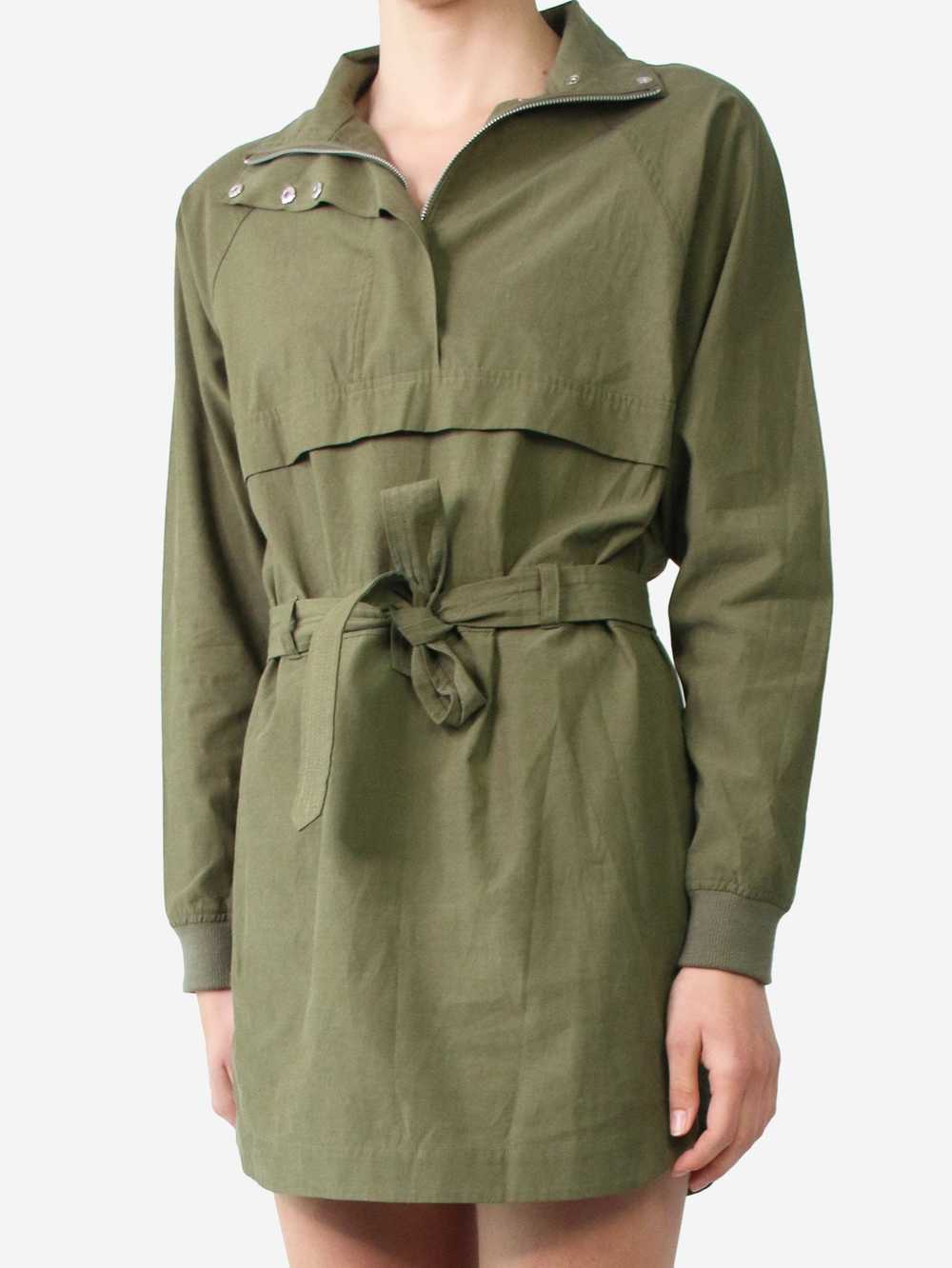 John Elliott John Elliot Green belted collar zip … - image 2