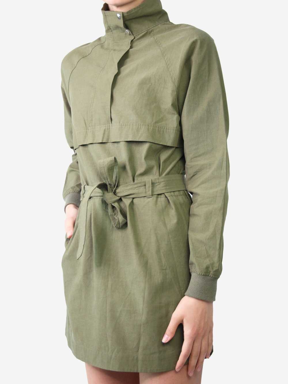 John Elliott John Elliot Green belted collar zip … - image 5