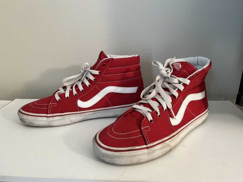 Vans Vans red high Old skool - image 1