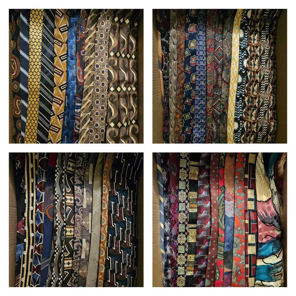 Assorted Lot of 450 Silk Designer Ties - image 7