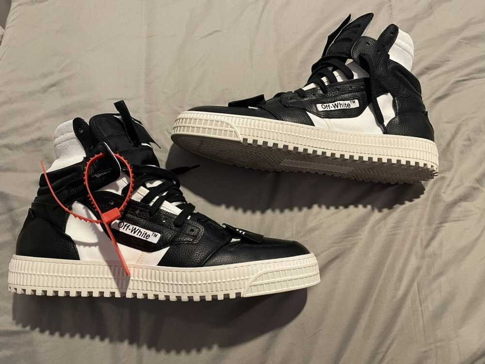 Off White "Cup Sole 3.0" Sneaker Size 42 Virgil Abloh Black White  Shoes Rare