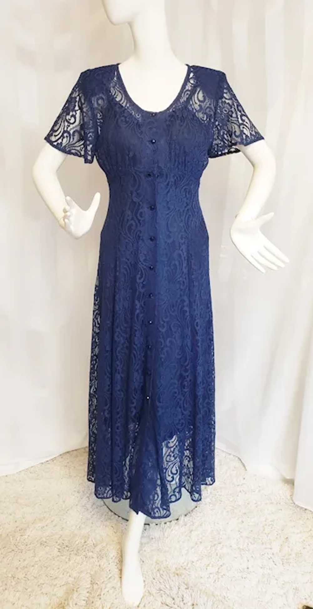 Romantic Lovely Lace Maxi Dress - image 12