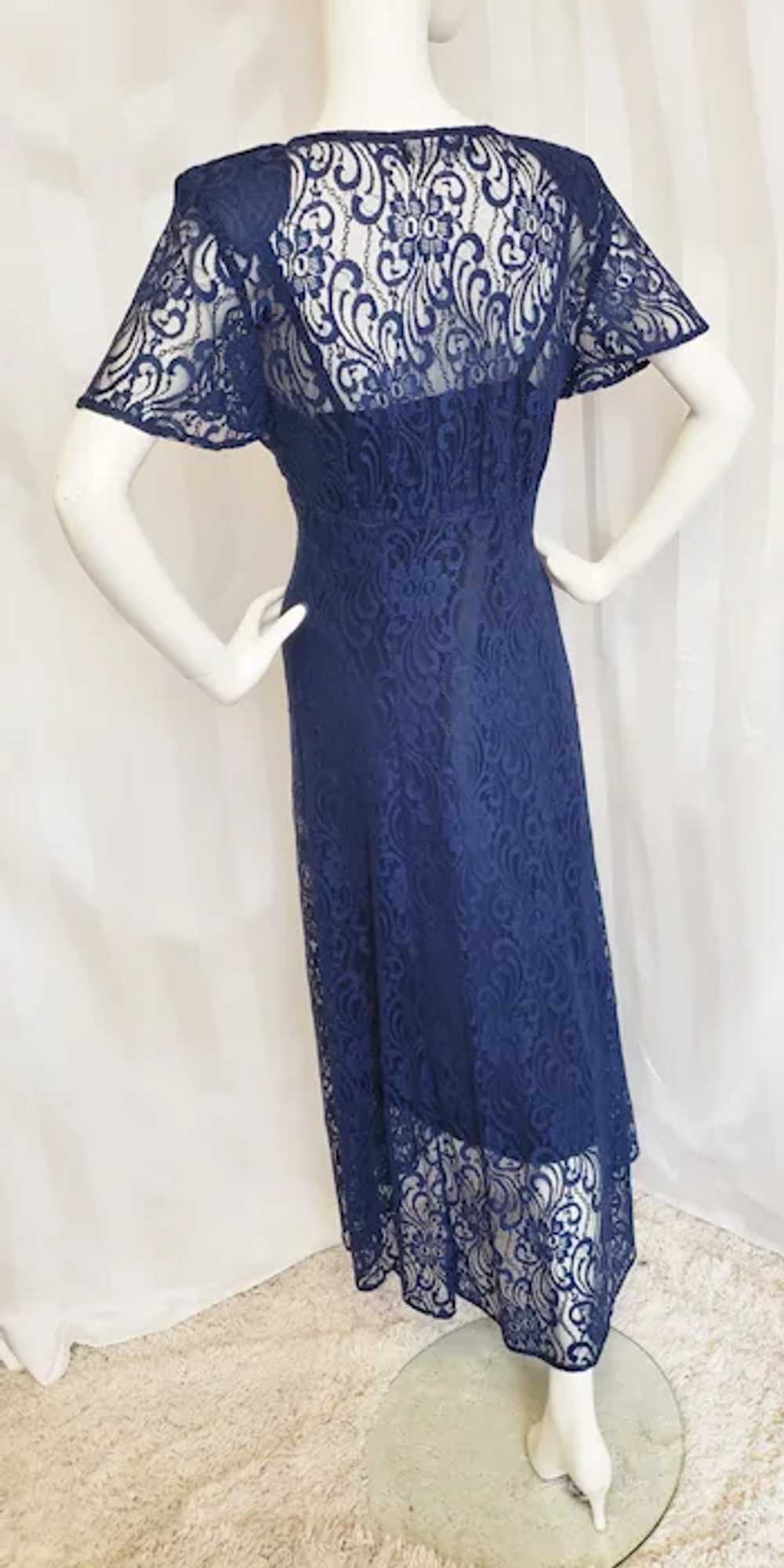 Romantic Lovely Lace Maxi Dress - image 4