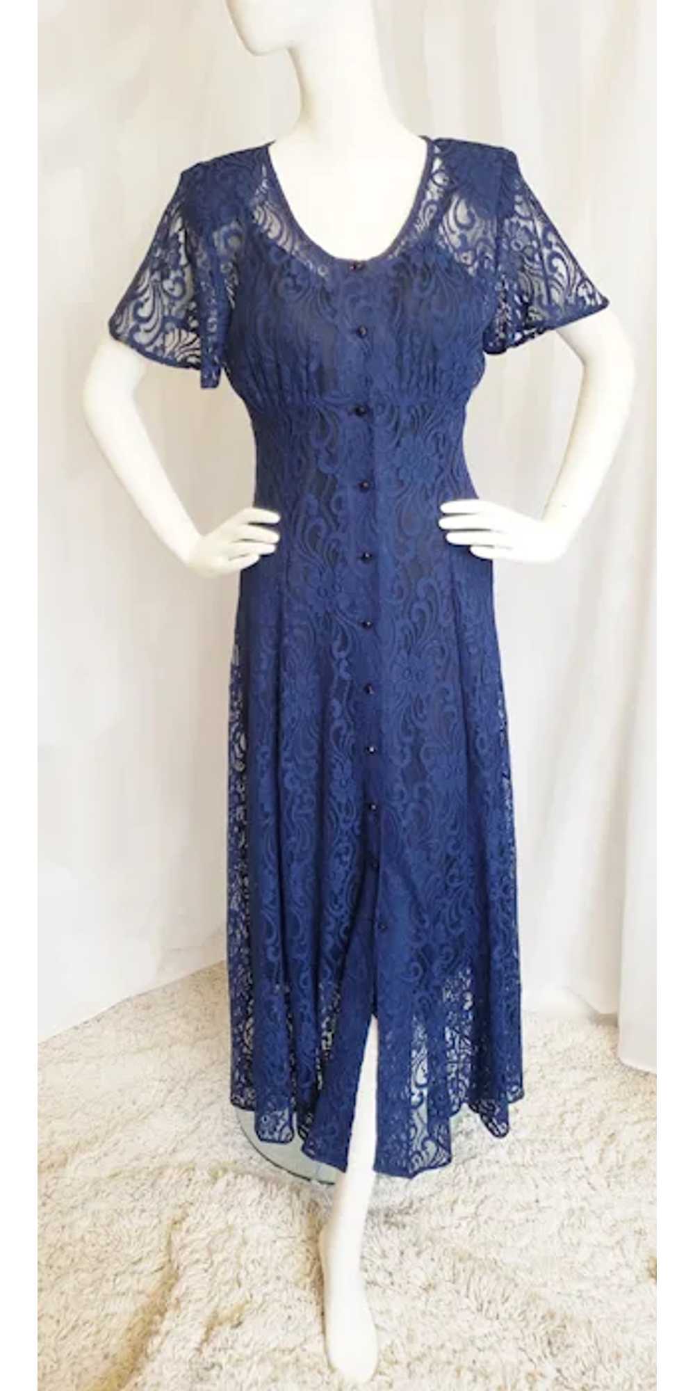 Romantic Lovely Lace Maxi Dress - image 5