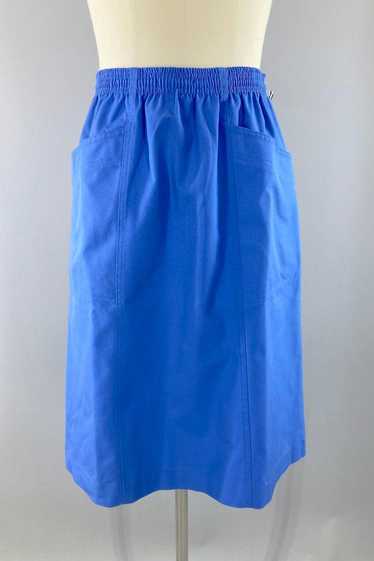 Vintage 1980s Blue Koret Skirt