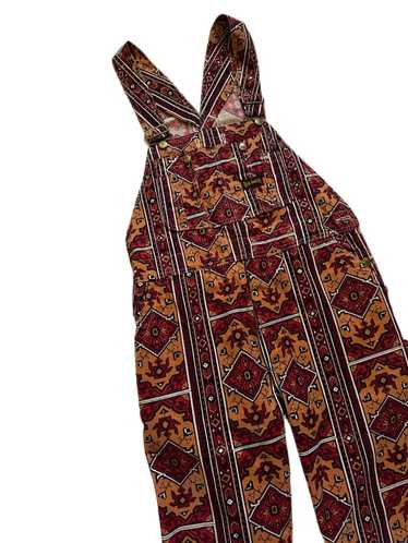 late 1960s Big Smith printed hippie overalls