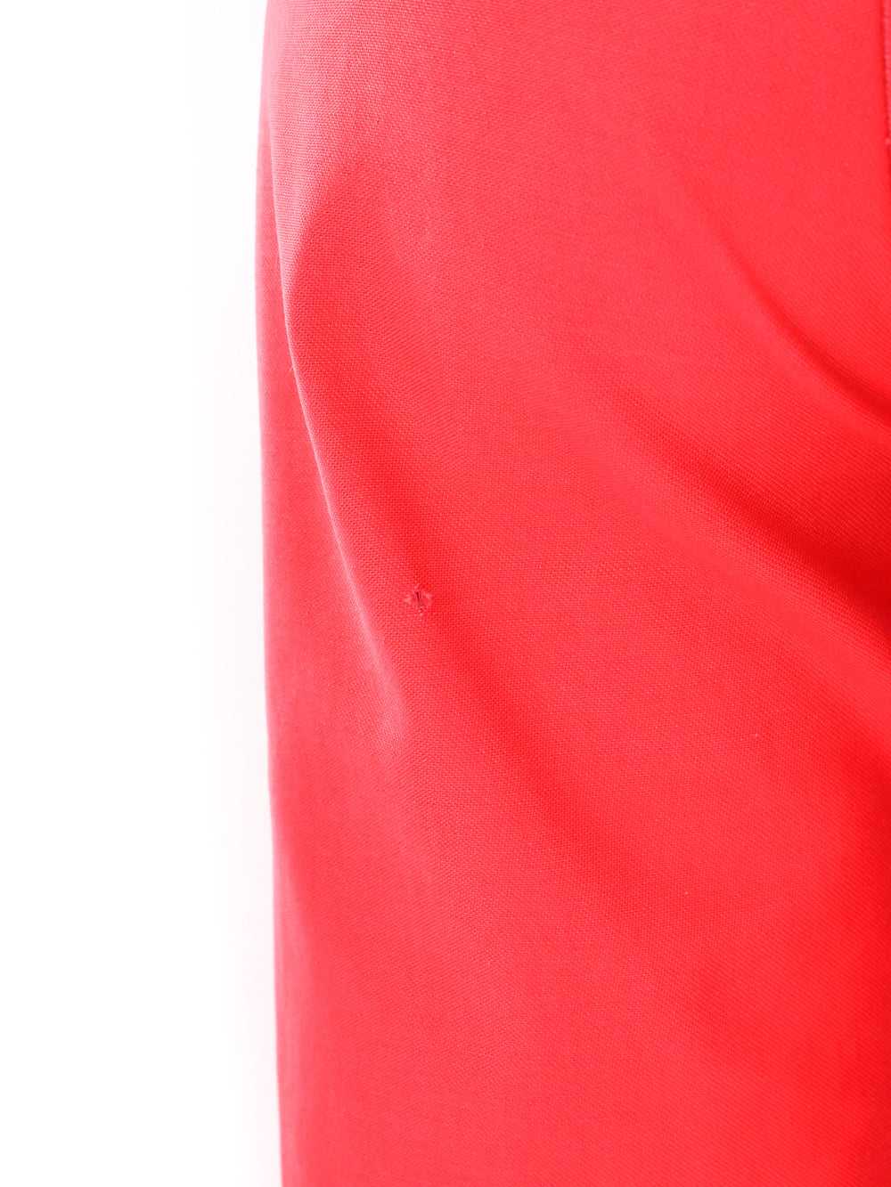 1970's Red Contrast Stitch Flares - image 6