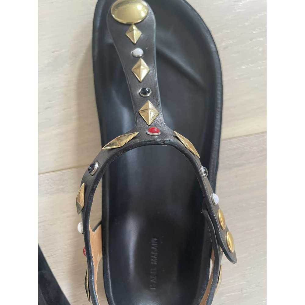 Isabel Marant Leather flip flops - image 4