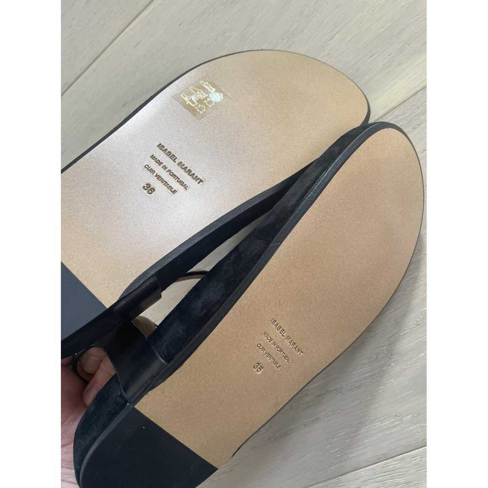 Isabel Marant Leather flip flops - image 7