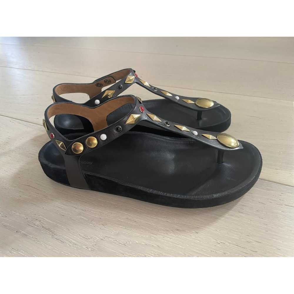 Isabel Marant Leather flip flops - image 9
