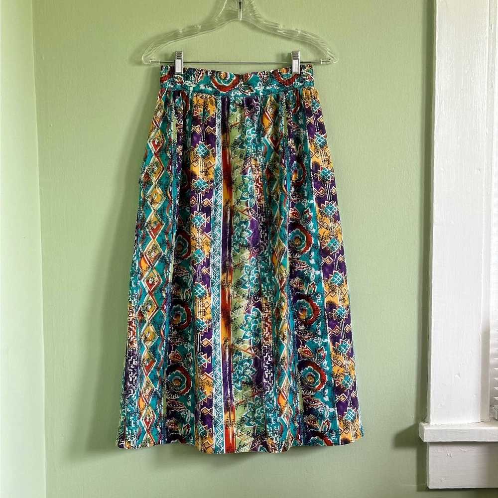 Vintage Vintage Southern Lady A-Line Skirt size s… - image 5