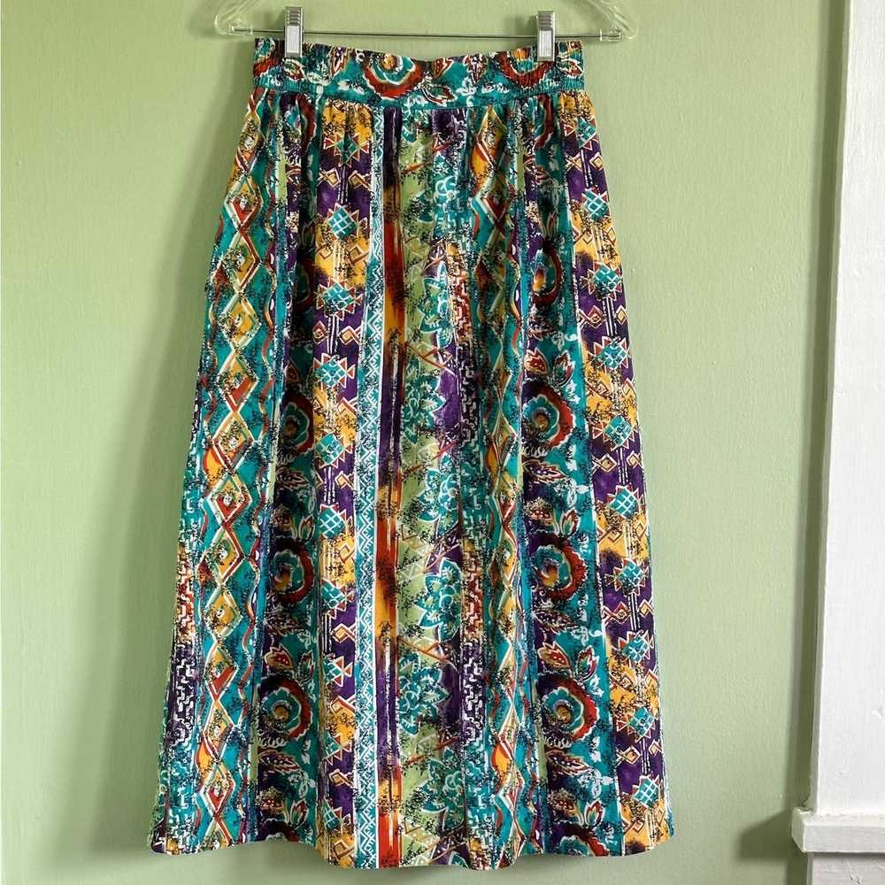 Vintage Vintage Southern Lady A-Line Skirt size s… - image 6