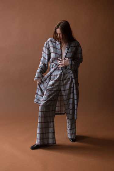 Plaid Pants Set | Norma Kamali