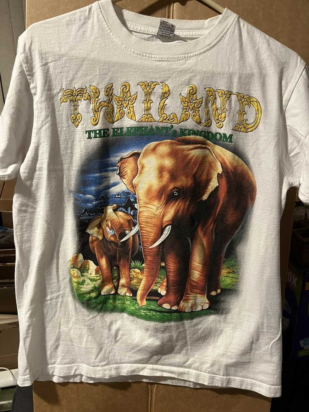 Vintage Vintage Thailand elephant kingdom shirt - image 1