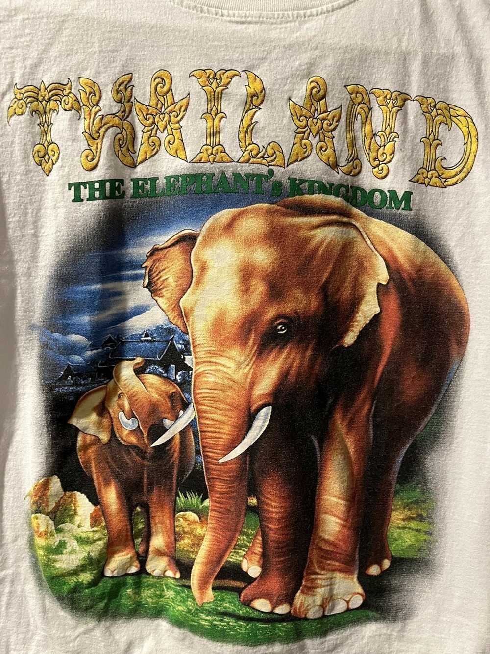 Vintage Vintage Thailand elephant kingdom shirt - image 2