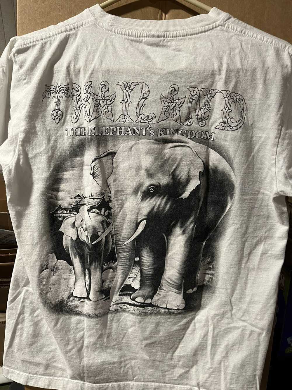 Vintage Vintage Thailand elephant kingdom shirt - image 3