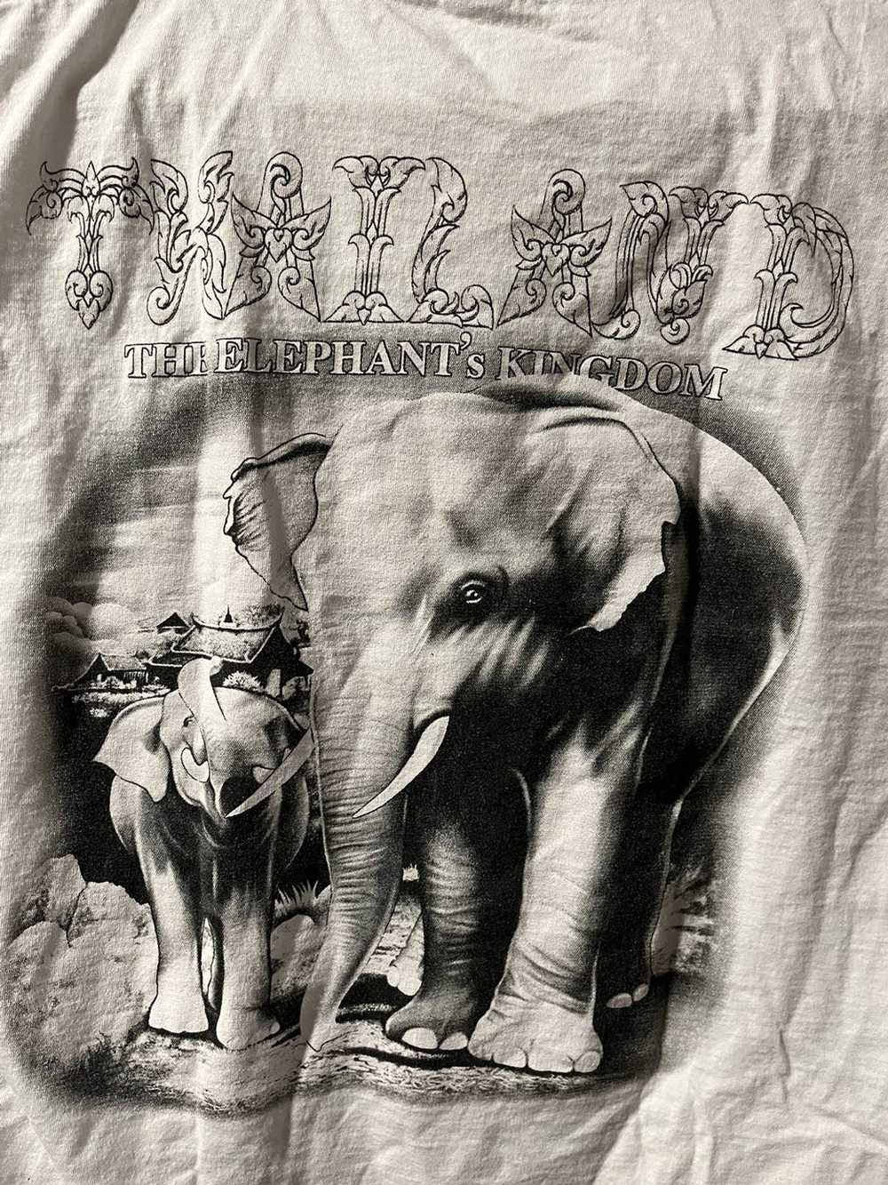 Vintage Vintage Thailand elephant kingdom shirt - image 4