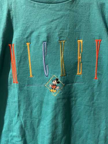 Disney × Mickey Mouse Vintage all embroidered mick