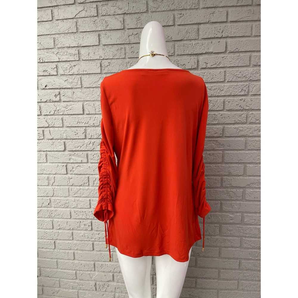 Other Susan Graver Ruched Sleeve Blouse Size S - image 3