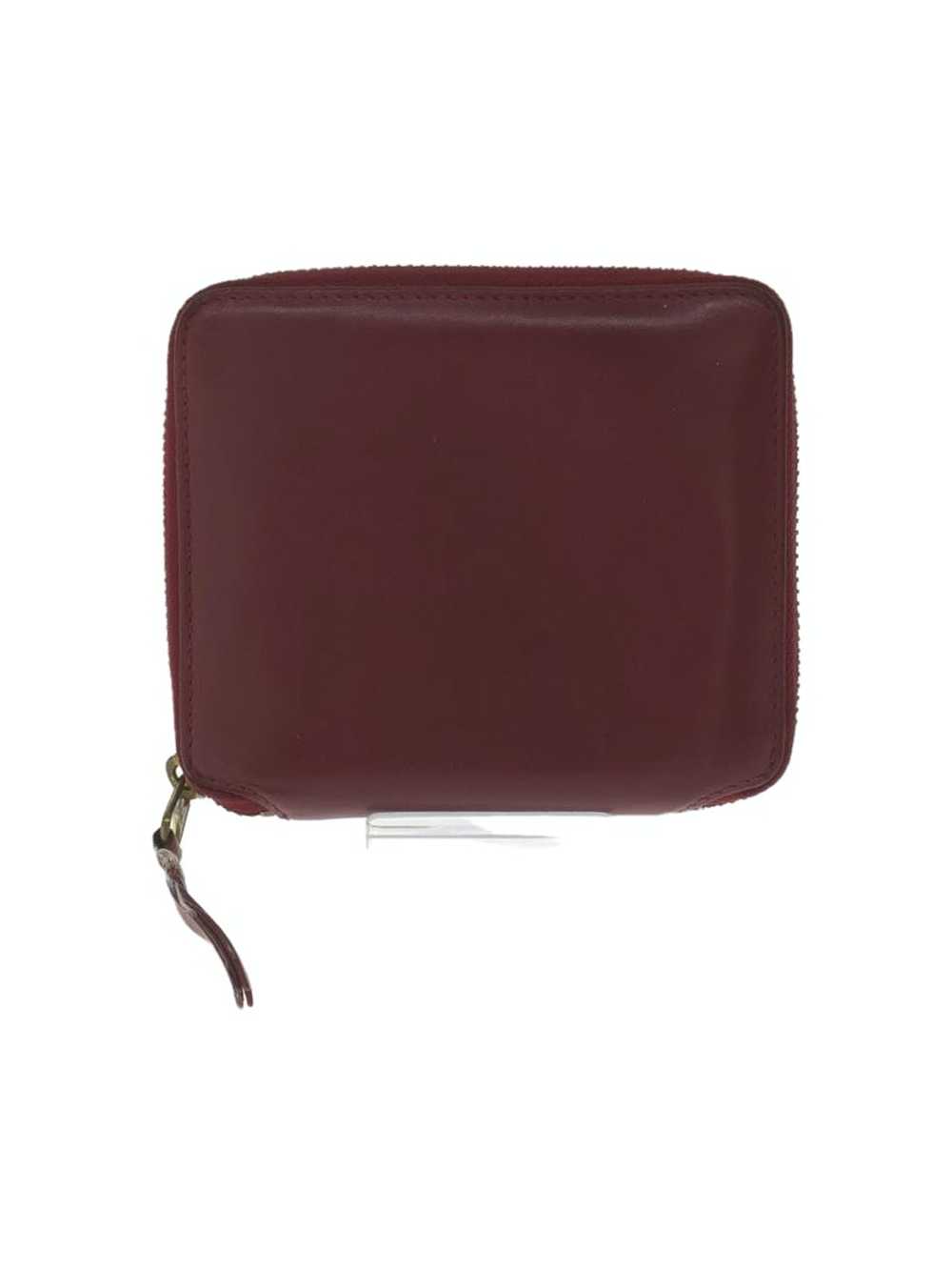 Comme des Garcons Wallets Bordeaux Zip Bi-fold Le… - image 1