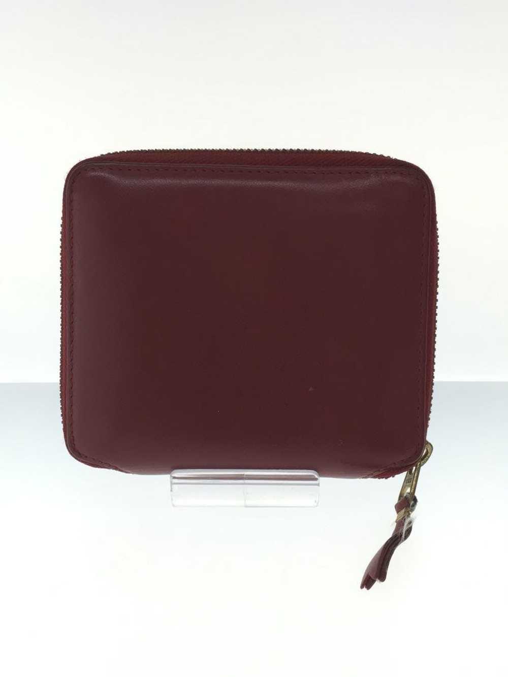 Comme des Garcons Wallets Bordeaux Zip Bi-fold Le… - image 2