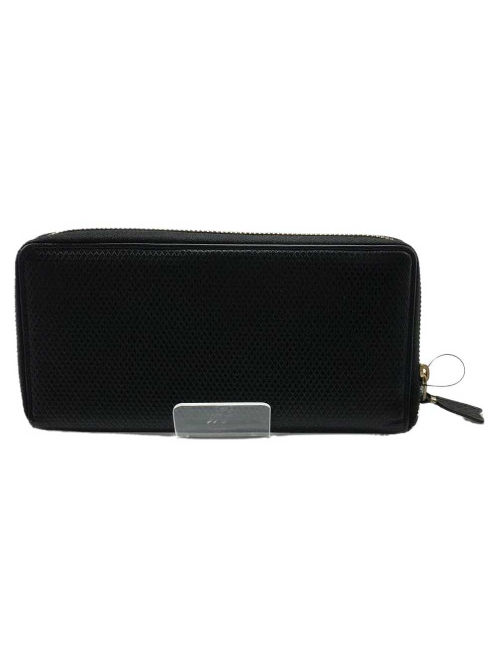 Comme des Garcons Wallets Black Leather Long Plain - image 1