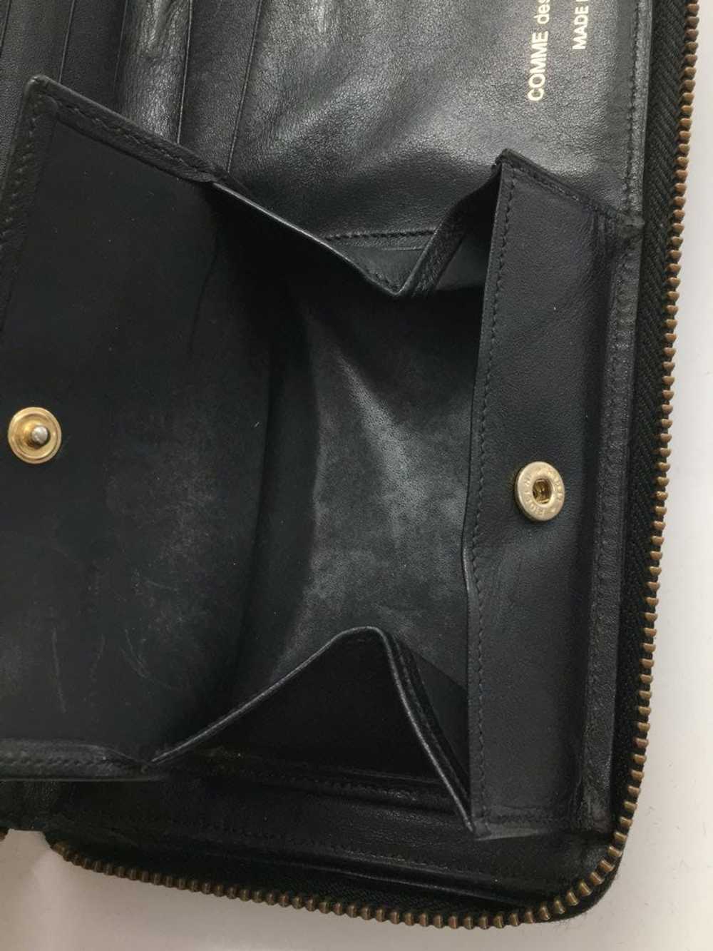 Comme des Garcons Wallets Black Leather Long Plain - image 5