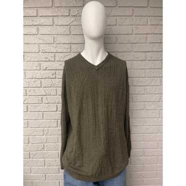 Other Harbor Bay Green Cable Sweater Size 2XLT - image 1