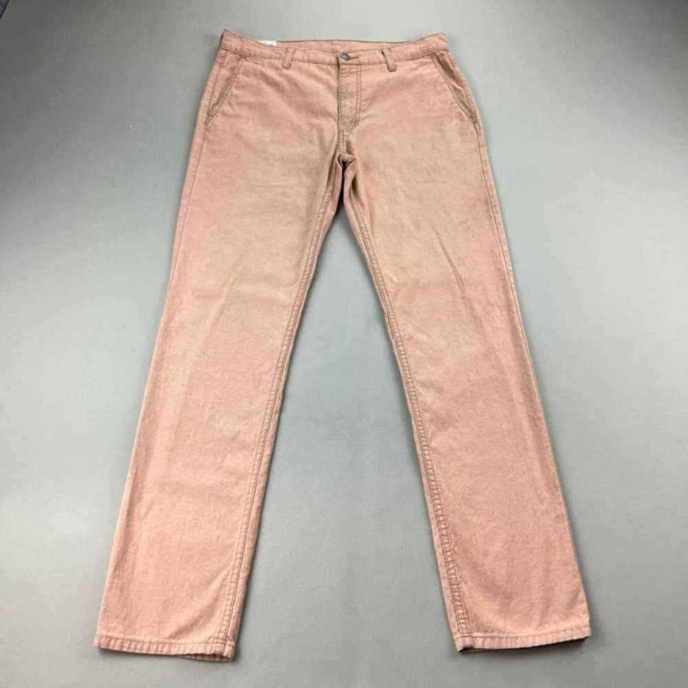 Levi's Levis Chino Pants Mens 34x34 Peach Orange … - image 3