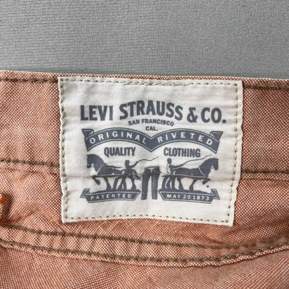 Levi's Levis Chino Pants Mens 34x34 Peach Orange … - image 6