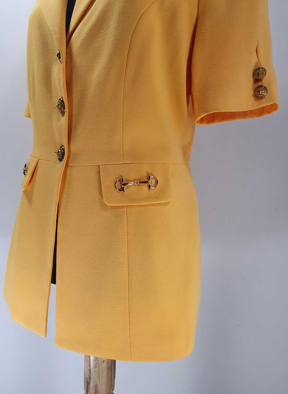 Vintage Extenzo Paris Blazer in Yellow - image 5