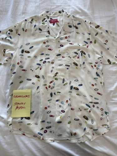 Supreme Pills Rayon Button Up Shirt