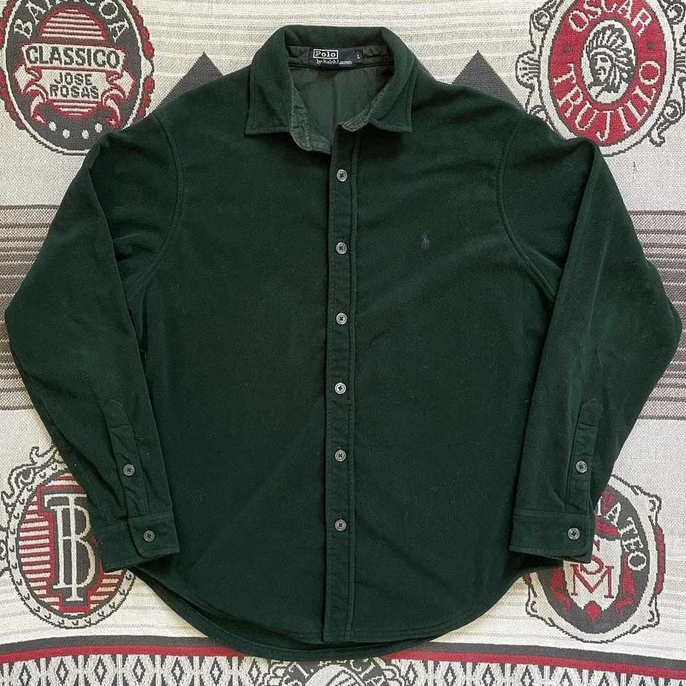 Polo Ralph Lauren × Vintage Vintage Green Velour … - image 1